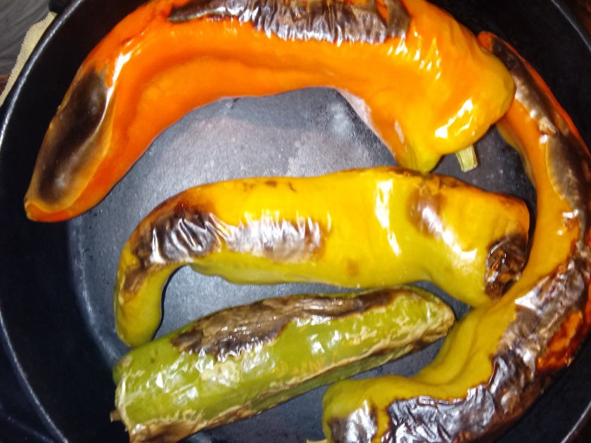 Fire Roasted Sweet Red Bell Peppers