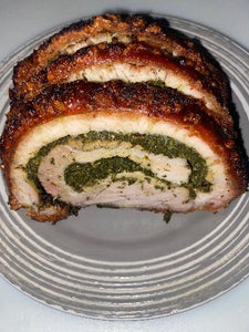 Rotisserie Whole Porchetta. Option: Delivery / Show Cooking / Catering