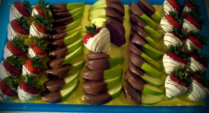 Chocolate Dipped Strawberries & Apple