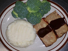 Load image into Gallery viewer, Meatloaf, Mashed Potato, Broccoli, Corn

