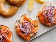 Load image into Gallery viewer, Smoked Salmon, Bagel

