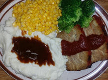 Load image into Gallery viewer, Meatloaf, Mashed Potato, Broccoli, Corn
