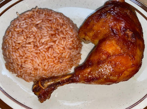 Chicken BBQ, Spanish or White Rice