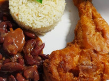 Load image into Gallery viewer, Fry Chicken - Red Beans Stew - Rice

