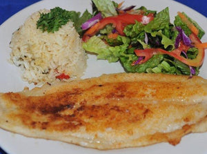 Fish White / Pollock with Two Side Dishes