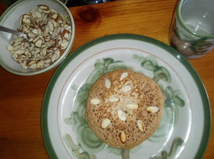 Pancake with Almond - Fig Jam