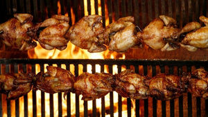 Rotisserie Chicken, Flame Show Cooking Catering or Drop Off Catering