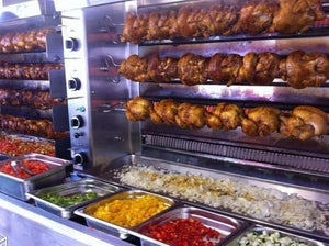 Rotisserie Chicken, Flame Show Cooking Catering or Drop Off Catering