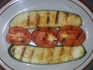 Grilled Zucchini and Tomato