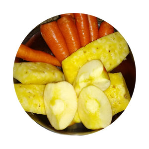 Carrot Pineapple Apple Raisin Almond Honey Salad