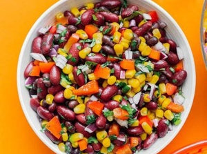 Mexican Red Beans Salad add Chips