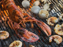 Load image into Gallery viewer, Whole Lobster, Lobster Tail, Seafood. Flame Show Cooking Catering or Drop Off Catering
